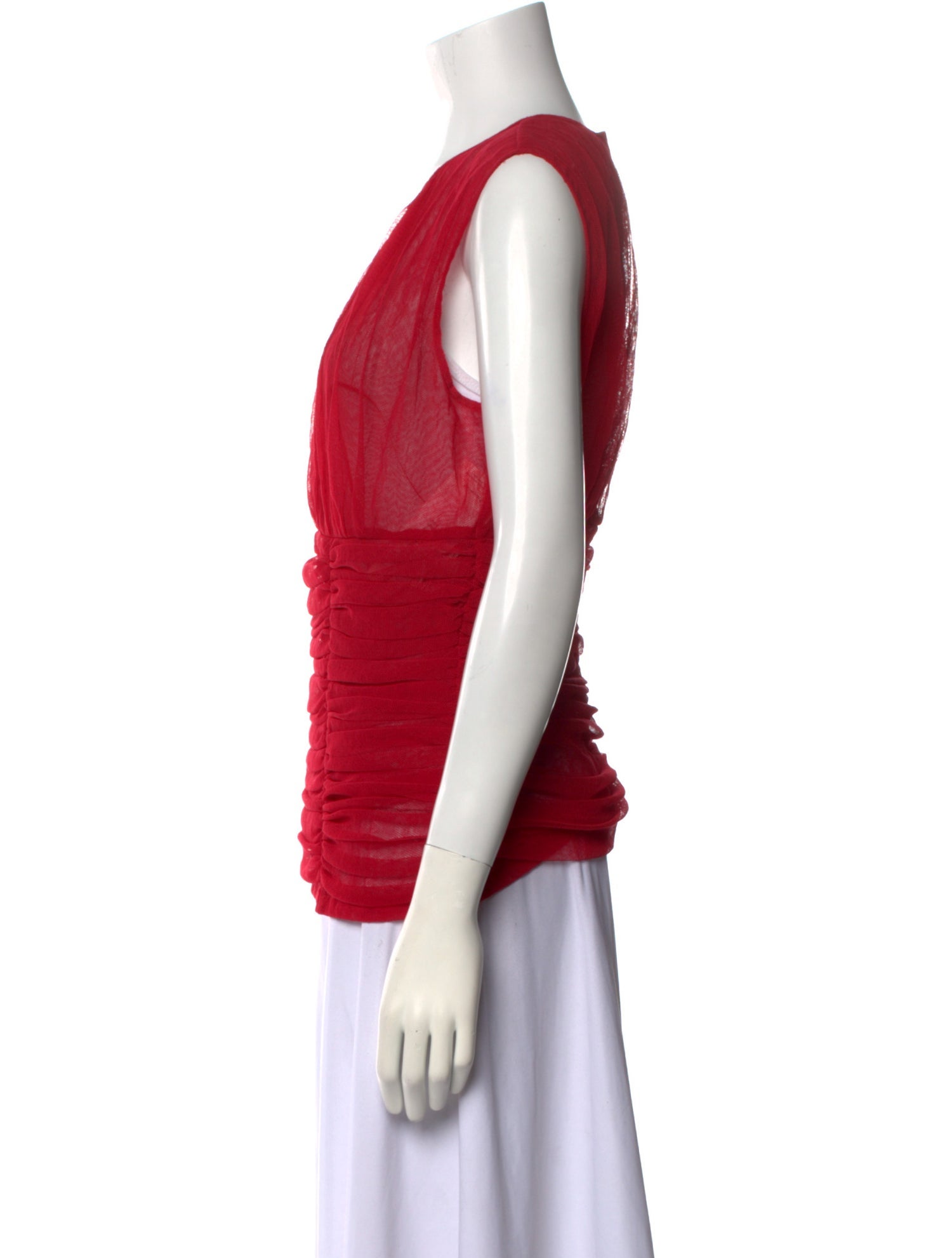 Dolce & Gabbana Crew Neck Sleeveless Top